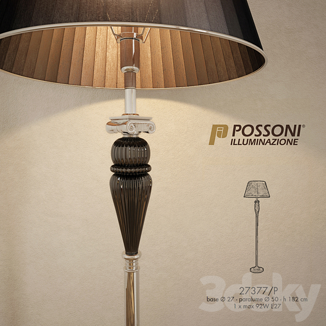 Floor lamp Possoni 3DSMax File - thumbnail 2
