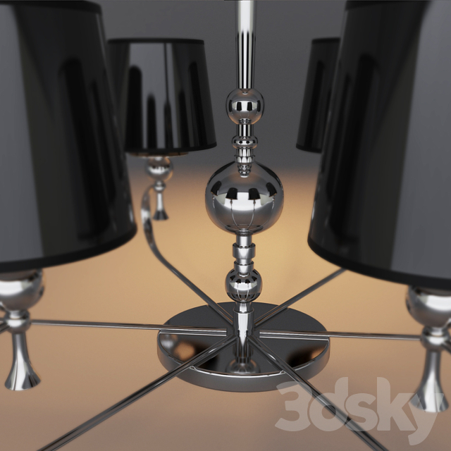Chandelier CHIARO Palermo 3d