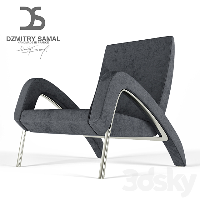 Oxoye chair by Dzmitry Samal 3DSMax File - thumbnail 2
