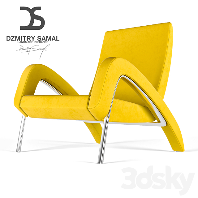 Oxoye chair by Dzmitry Samal 3DSMax File - thumbnail 3