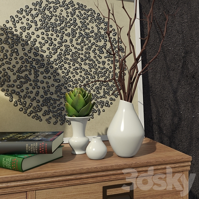 Pottery Barn Accessories 3d