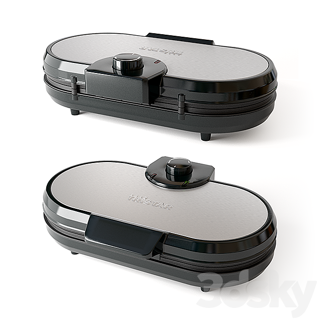 Waffle iron Tristar WF-2120 3DS Max Model - thumbnail 2