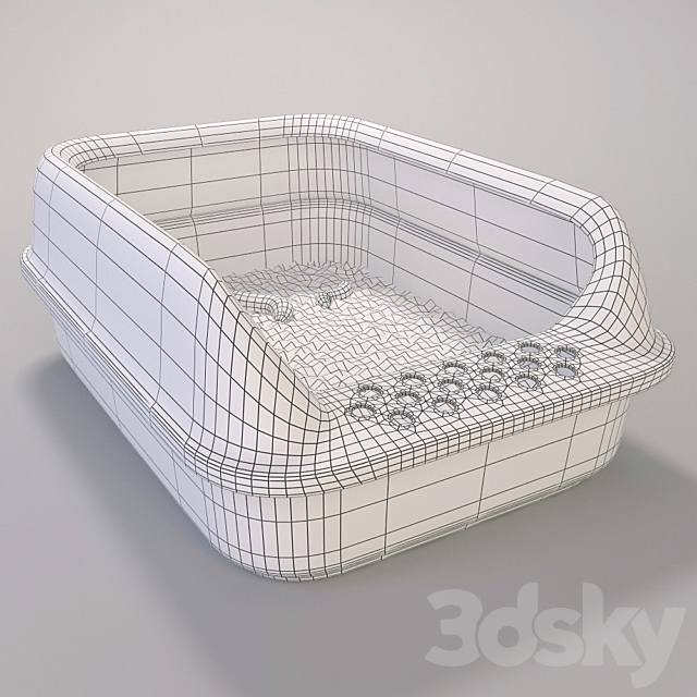 cat toilet 3d