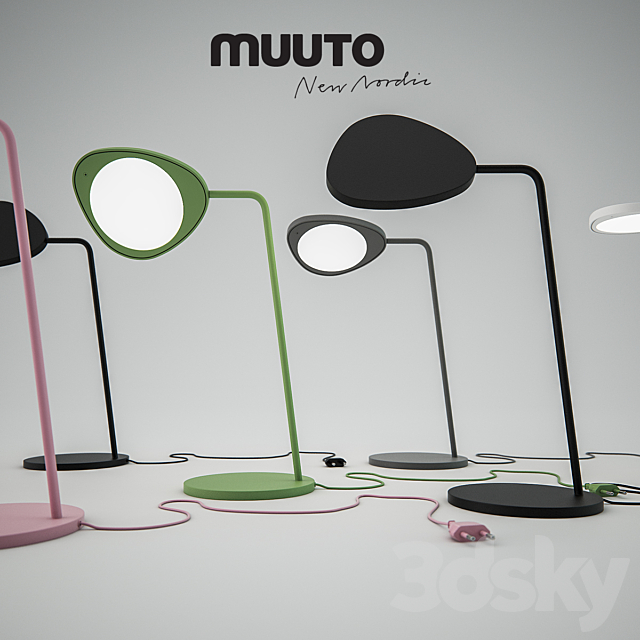 Muuto _ Leaf Lamp table 3DSMax File - thumbnail 1
