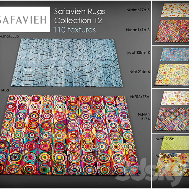 Safavieh rugs12 3DSMax File - thumbnail 1