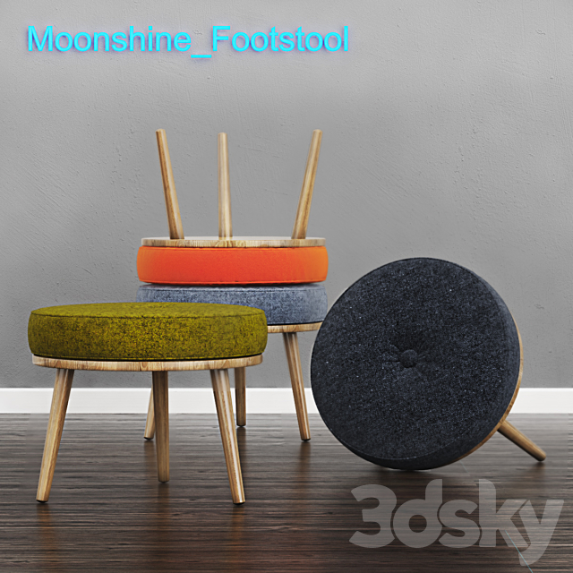 Moonshine_Footstool 3DSMax File - thumbnail 1