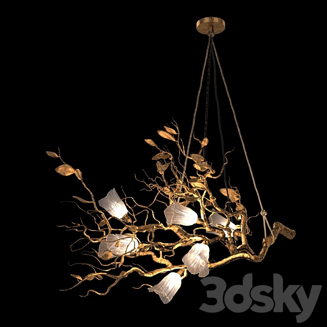 branch chandelier 3DSMax File - thumbnail 3