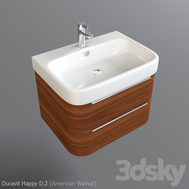 Sink Duravit Happy D.2 3d
