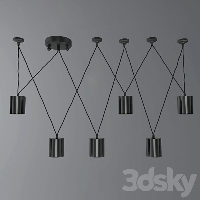 Hanging lamp Favourite Actuel 1441-6P Free Download