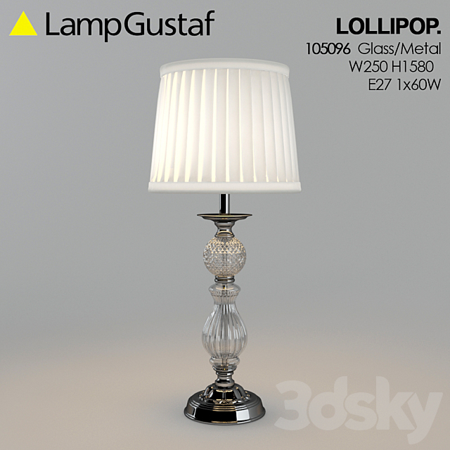 Table lamp LampGustaf Lollipop 3DSMax File - thumbnail 1