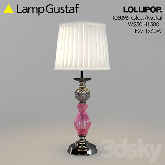 Table lamp LampGustaf Lollipop 3DSMax File - thumbnail 2