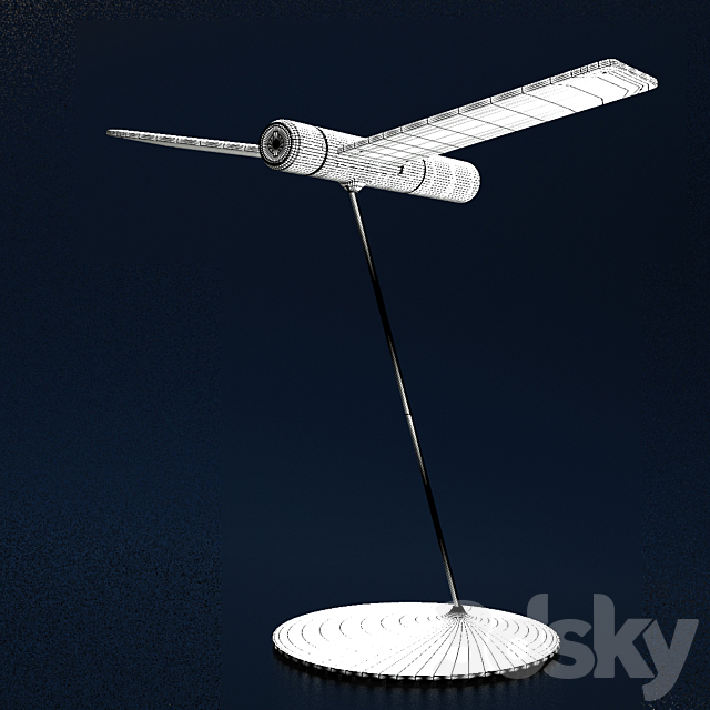 Table Lamp Seagull Table 3d