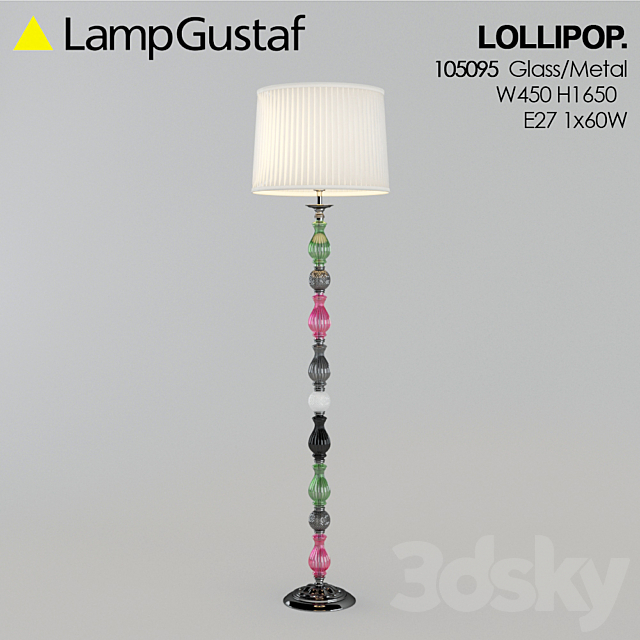 Floor lamp LAMPGUSTAF LOLLIPOP 3DSMax File - thumbnail 1