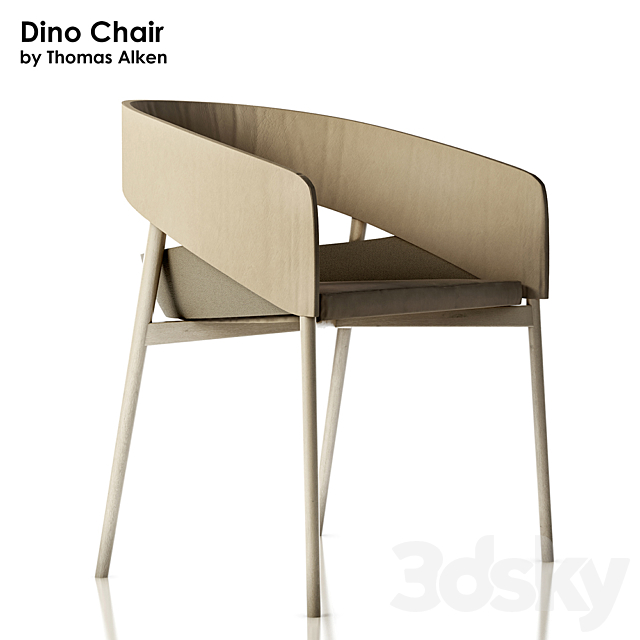Dino Chair by Thomas Alken 3DSMax File - thumbnail 1