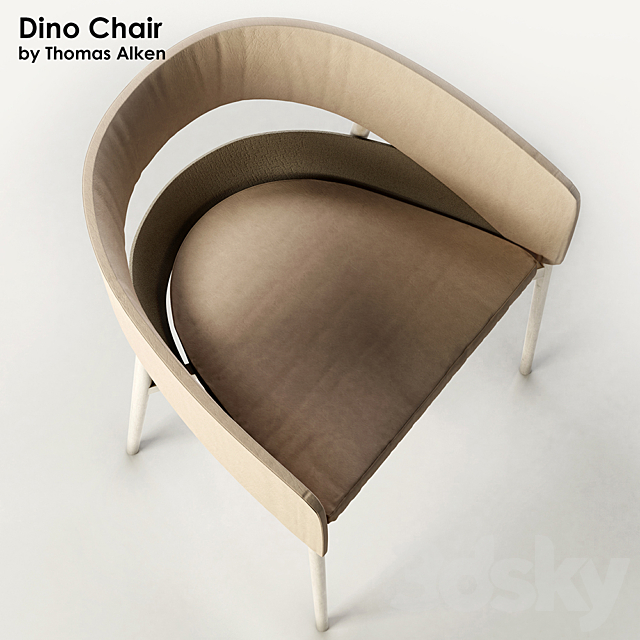 Dino Chair by Thomas Alken 3DSMax File - thumbnail 2