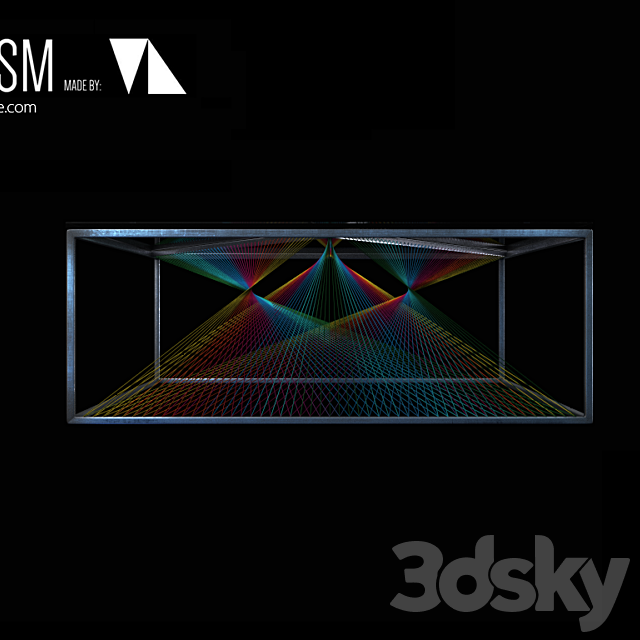 Prism Table by MN Design 3DS Max Model - thumbnail 3