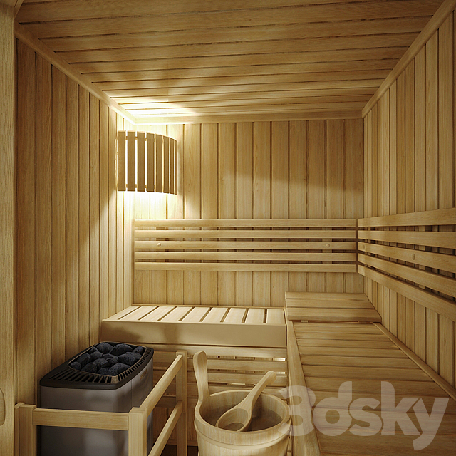 Harvia Variant sauna 3DSMax File - thumbnail 2