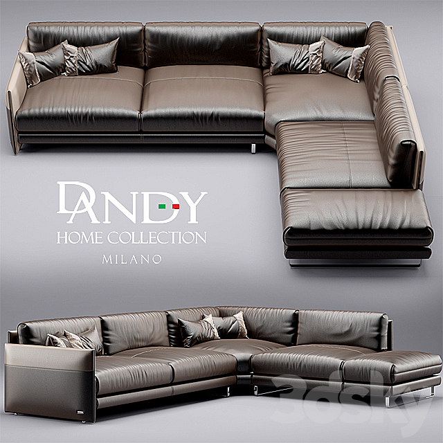 Sofa Dandy Home mood 3DSMax File - thumbnail 1
