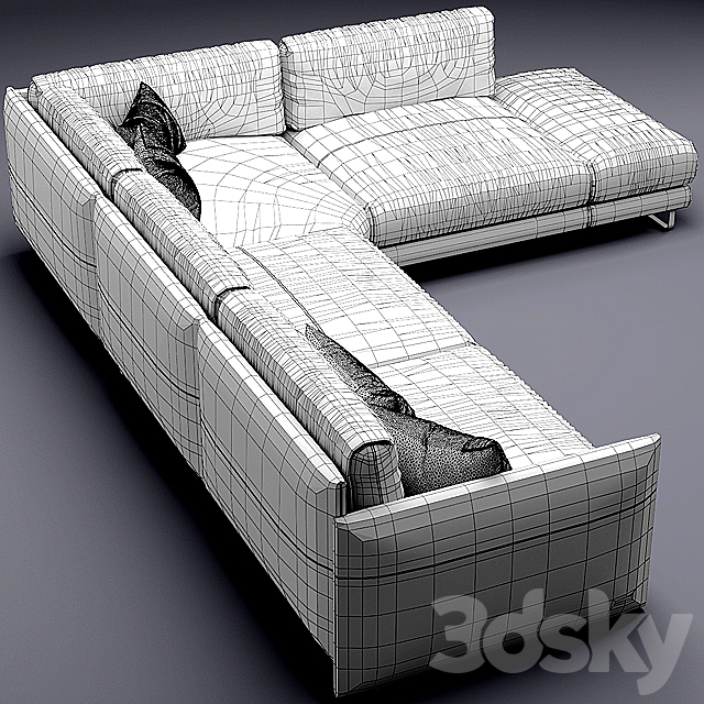 Sofa Dandy Home mood 3DSMax File - thumbnail 3