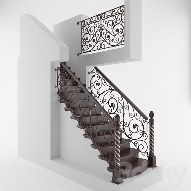 Staircase to the basement 3DSMax File - thumbnail 1
