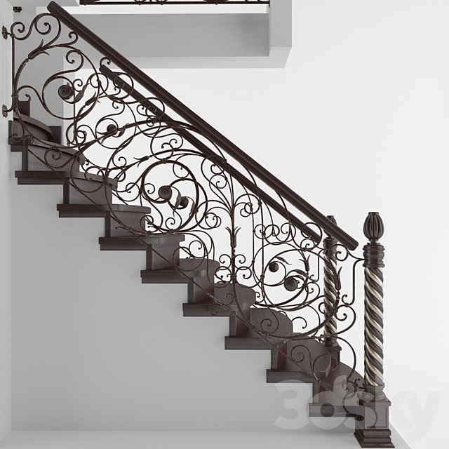 Staircase to the basement 3DSMax File - thumbnail 2