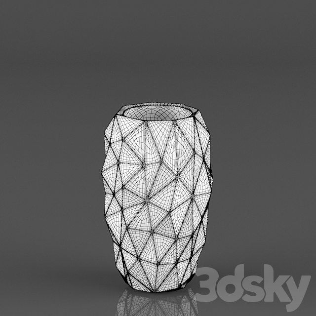 Vase Crumple 3d