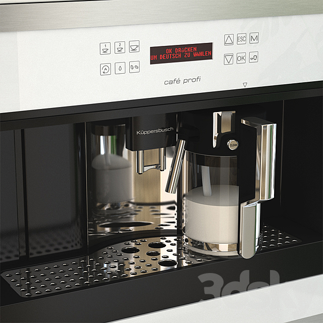 Coffee machine Kuppersbusch EKV 6500 3DSMax File - thumbnail 2