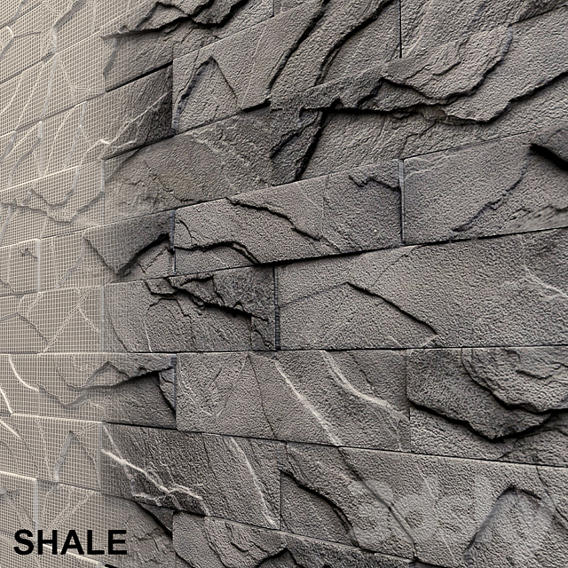 The shale Slate 3DSMax File - thumbnail 1