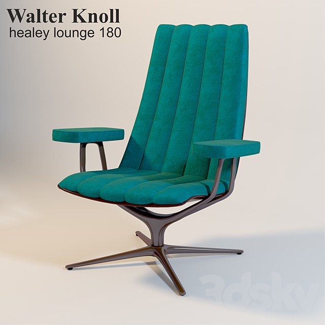 Walter Knoll Healey Lounge 180-10 Armchair 3DSMax File - thumbnail 1