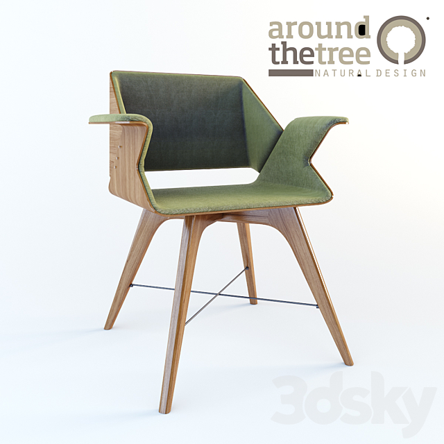 Nest Wings Chair by Around The Tree 3DSMax File - thumbnail 1