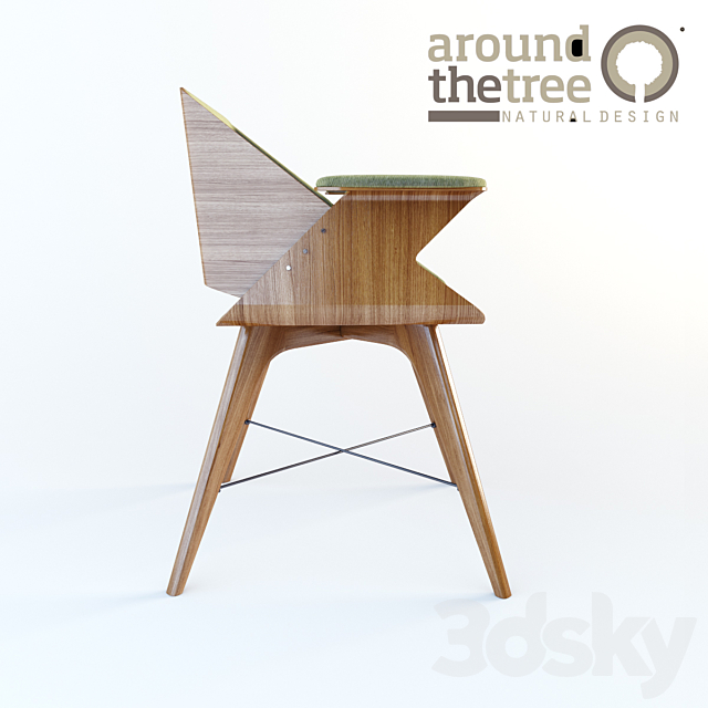 Nest Wings Chair by Around The Tree 3DSMax File - thumbnail 2
