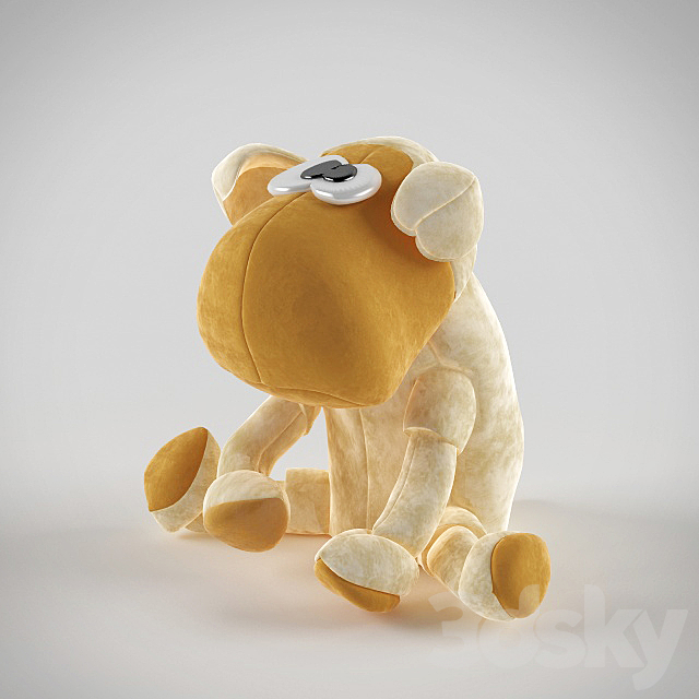 soft toy sheep 3d