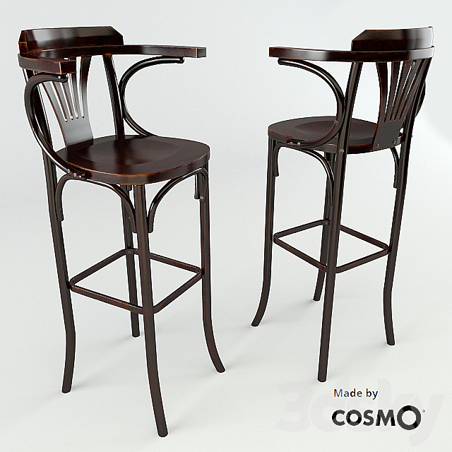 Cosmo Leisure bar chair 3DSMax File - thumbnail 1