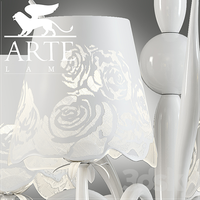 Sconce Arte Lamp Attore A2020AP-1WH 3DSMax File - thumbnail 2