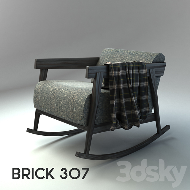 Brick 307 | Armchair 3DSMax File - thumbnail 1