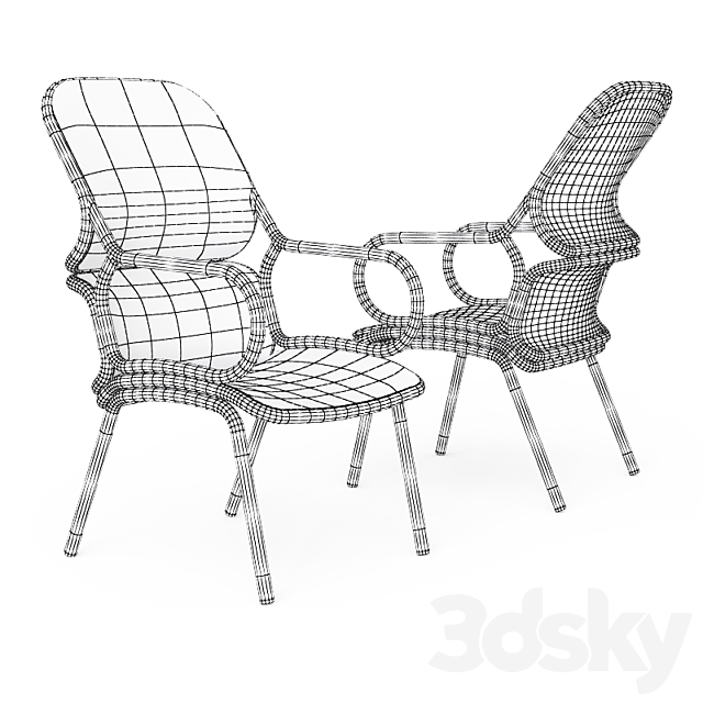Frames chairs by Jaime Hayon for Expormim 3DSMax File - thumbnail 3