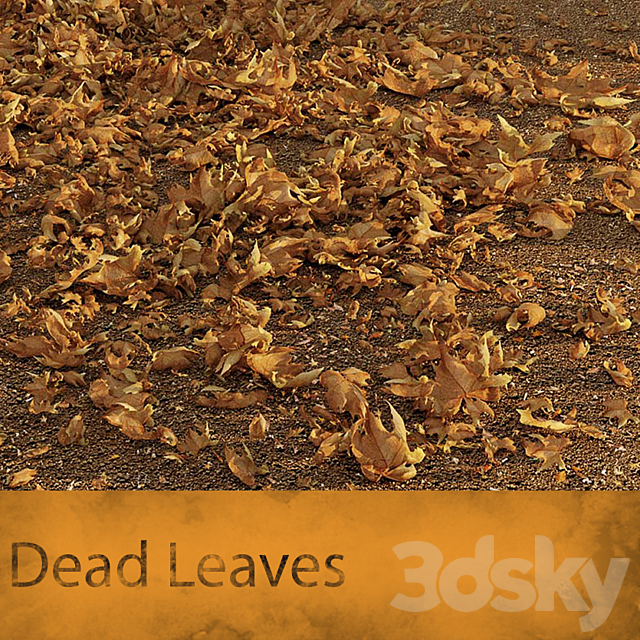 Dead Leaves 3DSMax File - thumbnail 1