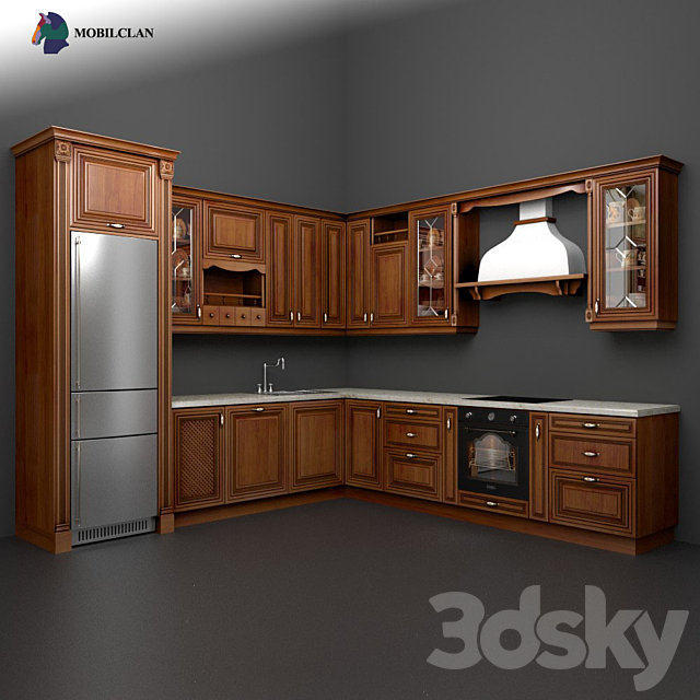 Kitchen “Firenze” 3DSMax File - thumbnail 1
