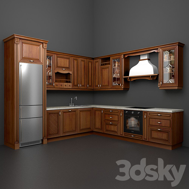 Kitchen “Firenze” 3DSMax File - thumbnail 2