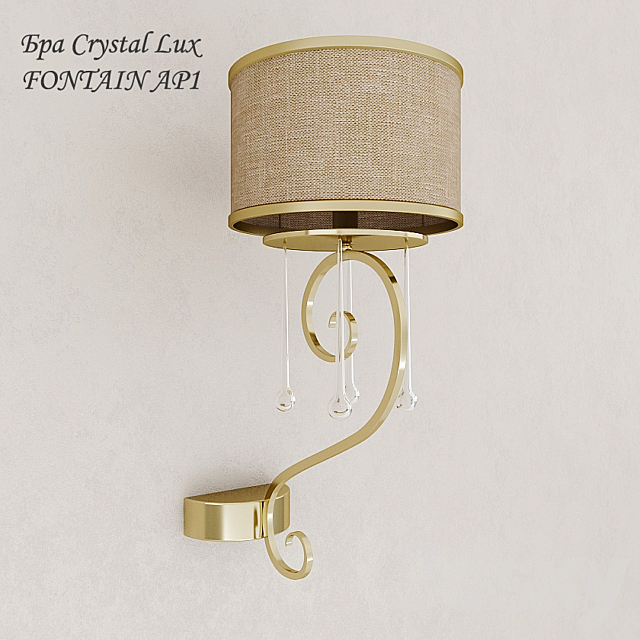 Sconce Crystal Lux FONTAIN AP1 Free Download