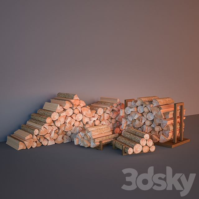 Firewood 3DSMax File - thumbnail 2