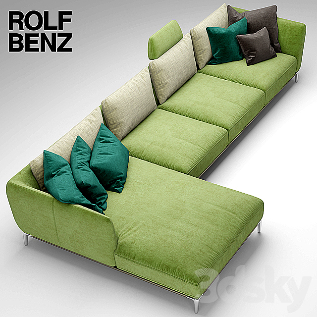 Sofa ROLF BENZ SCALA 3DSMax File - thumbnail 2