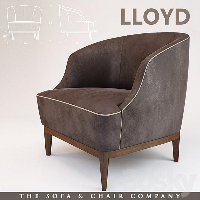 LLOYD. The Sofa & Chair Company. London 3DSMax File - thumbnail 1