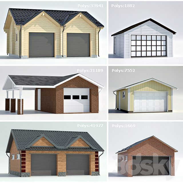 Garage Collection 3d