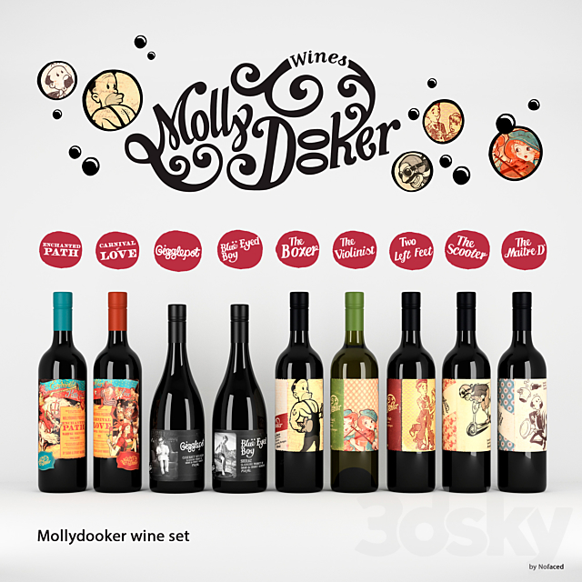 set of wine Mollydooker (9 bottles) Free Download
