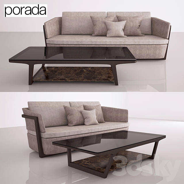 Porada Arena Sofa Sofa 224 and table 150 Script Free Download