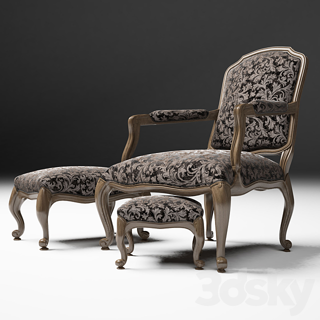 Armchair \\ Chair Collection Pierre 2014 DIVA 3DSMax File - thumbnail 1