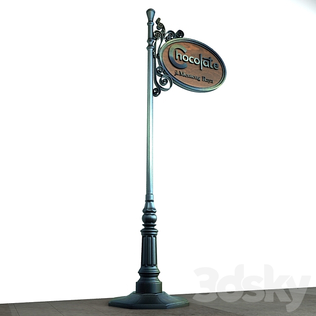 Vintage Signage 005 3d