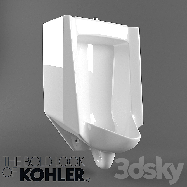 urinal Kohler_Bardon 3DSMax File - thumbnail 1