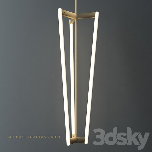 Michael Anastassiades Tube chandelier 3DSMax File - thumbnail 1